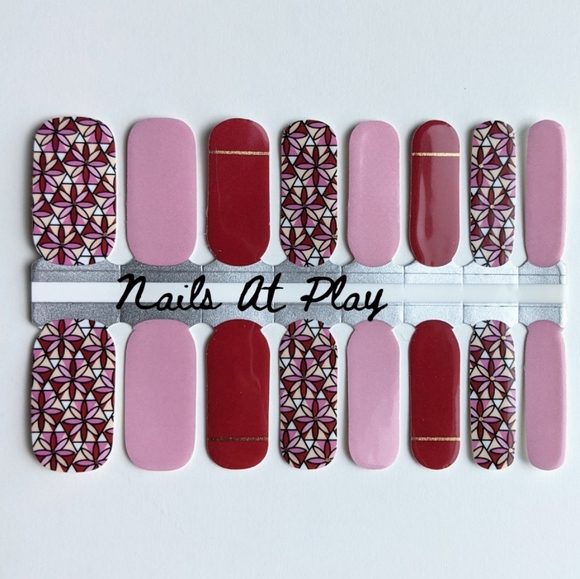 Nails at Play Other - 5 for $15 Nail Wraps- Pink Jazz